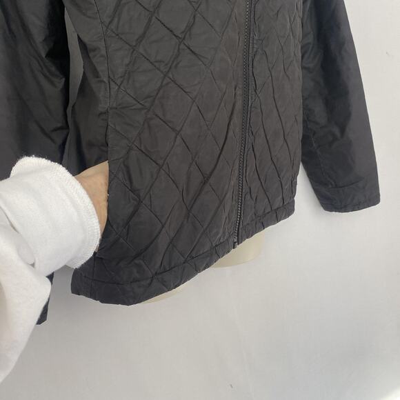 The North Face Jacket Womens Medium Black Thermoball Quilted Full Zip Insulated - Picture 6 of 16